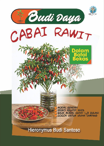 Sampul buku Budidaya cabai rawit...